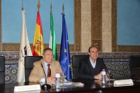 Francisco Villamandos ( izq) y Manuel Vaquero