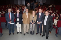 De izquierda a derecha, Manuel Montero, Luis Antonio Castao, Isaac Tnez, Marina lvarez, Luis Jimnez y Ramn Caete