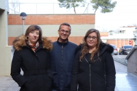 Researchers Mª Pilar Carrera, Manuel Rich and Vanesa Cantón, 