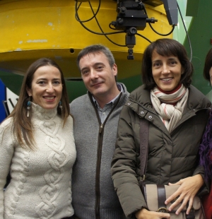 De izquierda a derecha: Ángela Ranea Palma (Joint Research Centre), David Galadí Enríquez (UCO) y Estefanía Cañavate García (Agencia de Medio Ambiente y Agua)