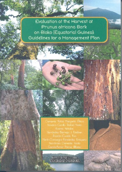 Evaluation of the Harvest of Prunas africana Bark on Bioko ( Equatorial Guinea) Guidelines for a Management Plan, nuevo libro del Servicio de Publicaciones